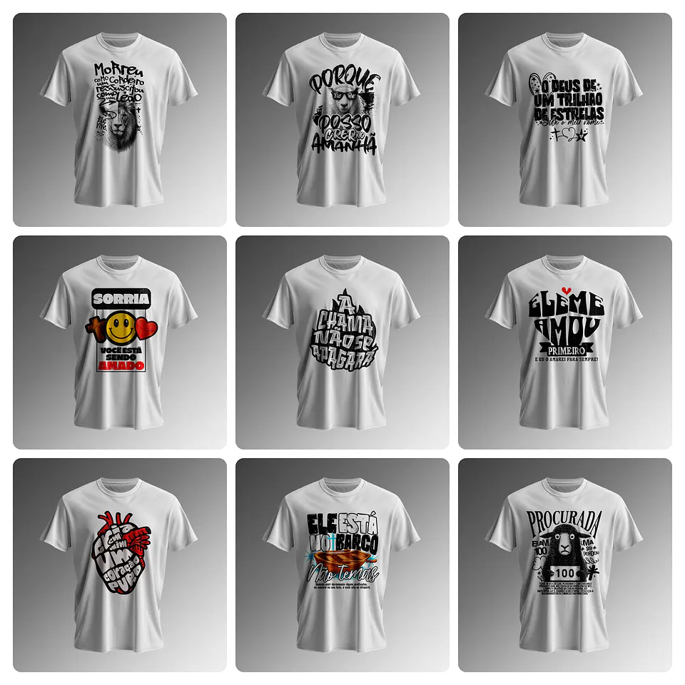 118 Artes para Caneca e Camisa Frases a Palavra Jesus Cristão em Png  8