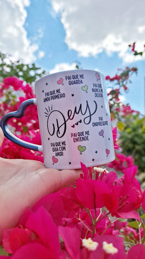 Arte para Caneca Deus pai que Arquivo em Png