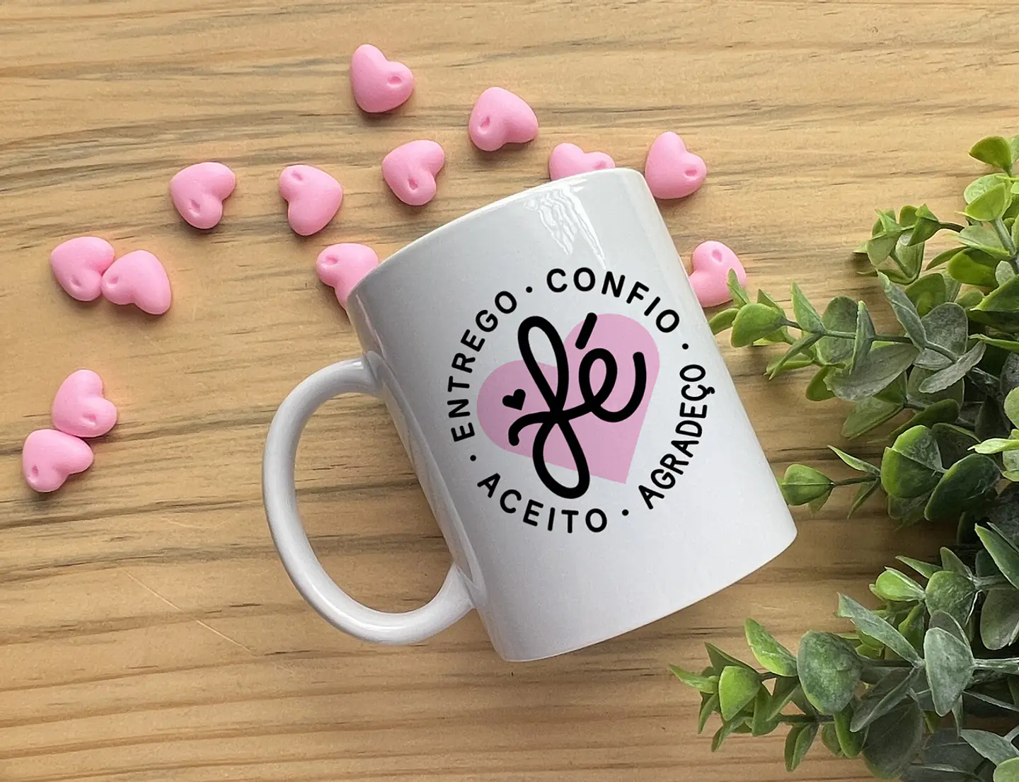 Arte Caneca e Camisa Frases Fé Arquivo em Png  1