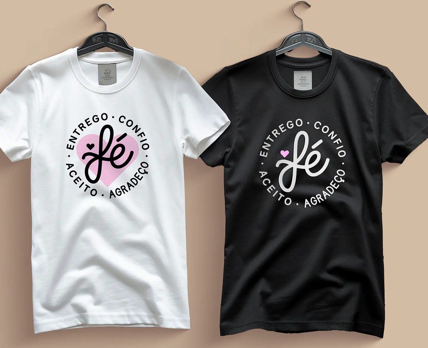 Arte Caneca e Camisa Frases Fé Arquivo em Png  2