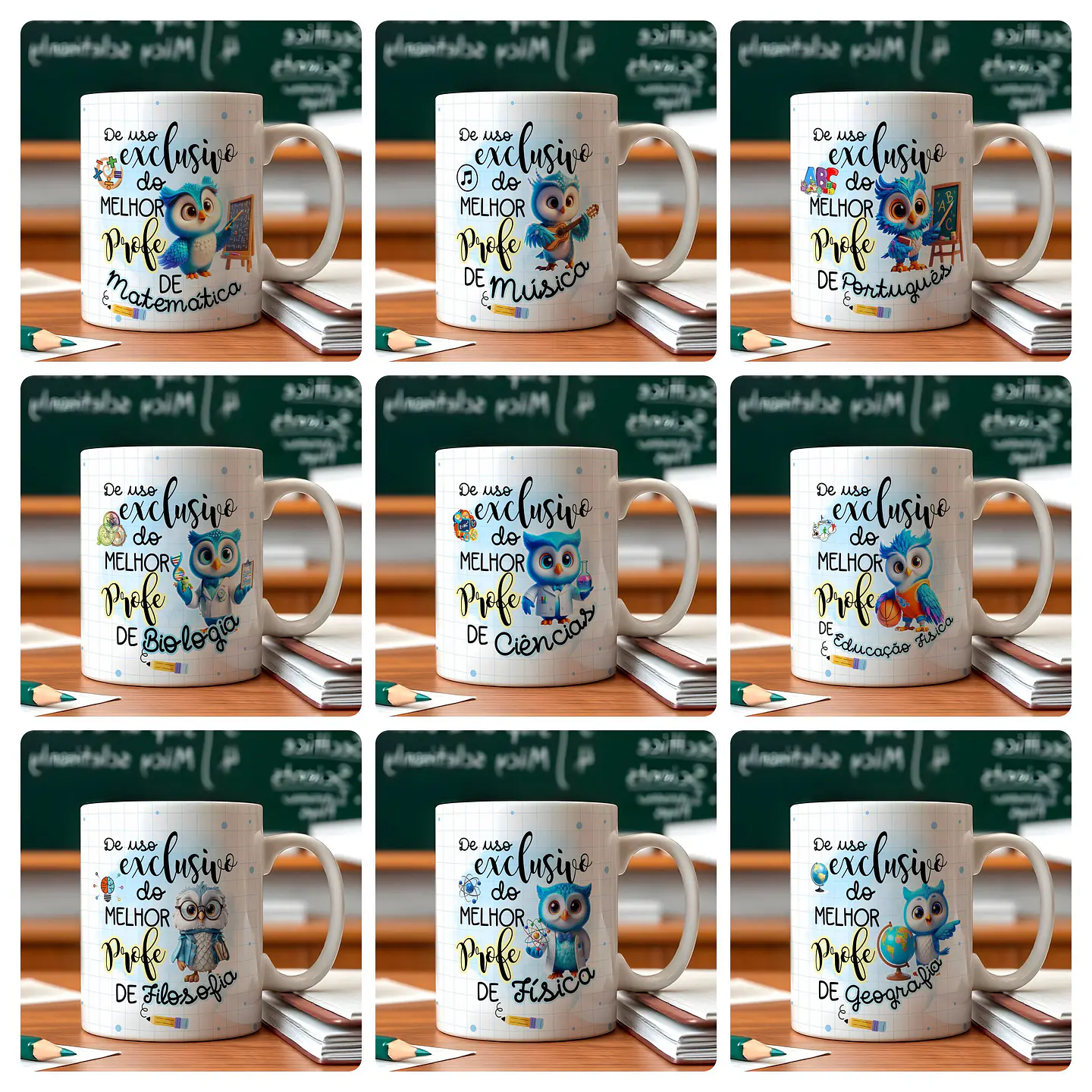 24 Artes para Caneca Dia dos Professores De Uso Exclusivo Arquivo Editável  4