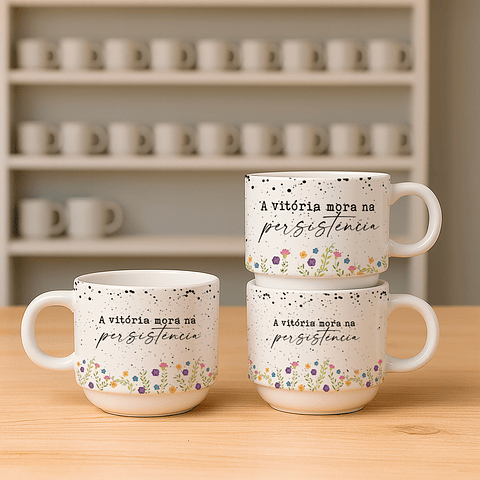 8 Artes para Torre de Xicara Chá Frases Arquivo Editável