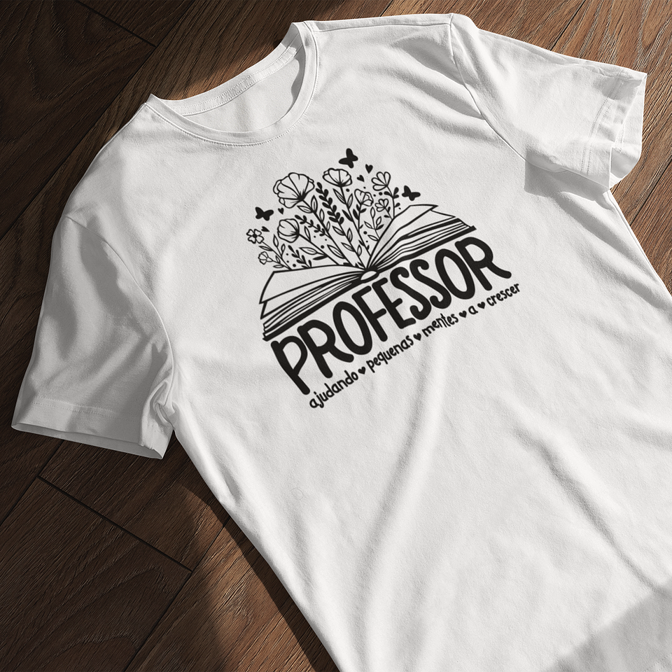 Arte para Camisa Jardim de Conhecimento Professor e Professora Arquivo Editável  2