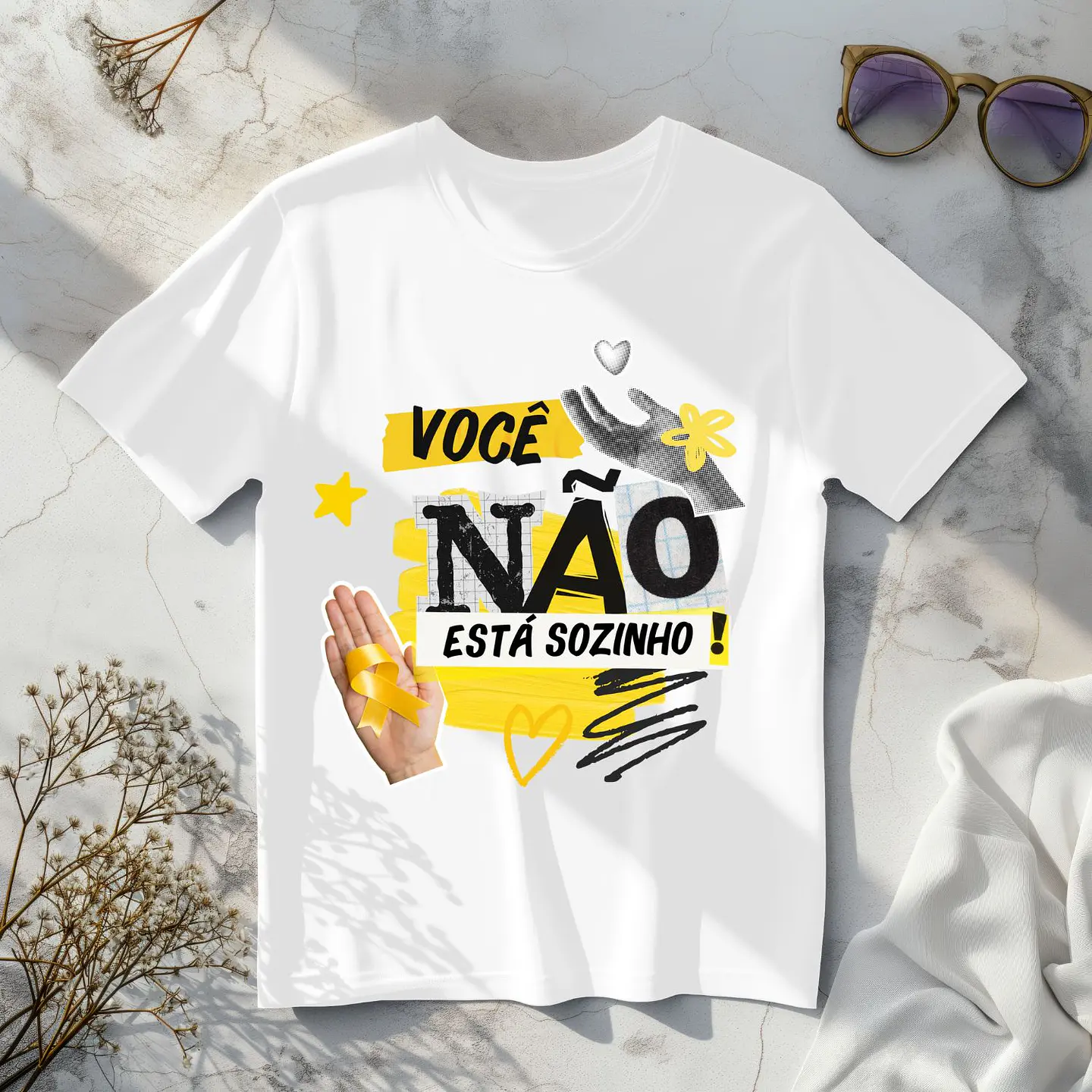 8 Artes para Camisa Setembro Amarelo Arquivo em Png  3