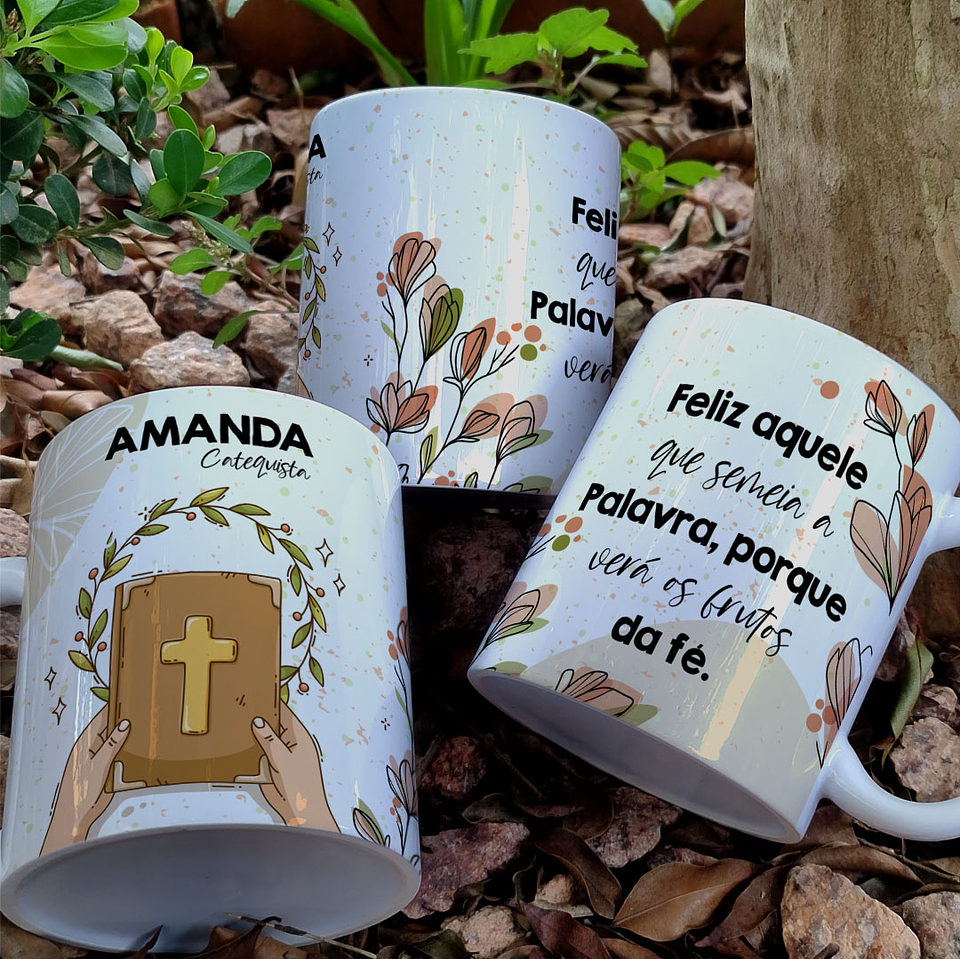 5 Artes para Caneca Catequese Arquivo Editável  5
