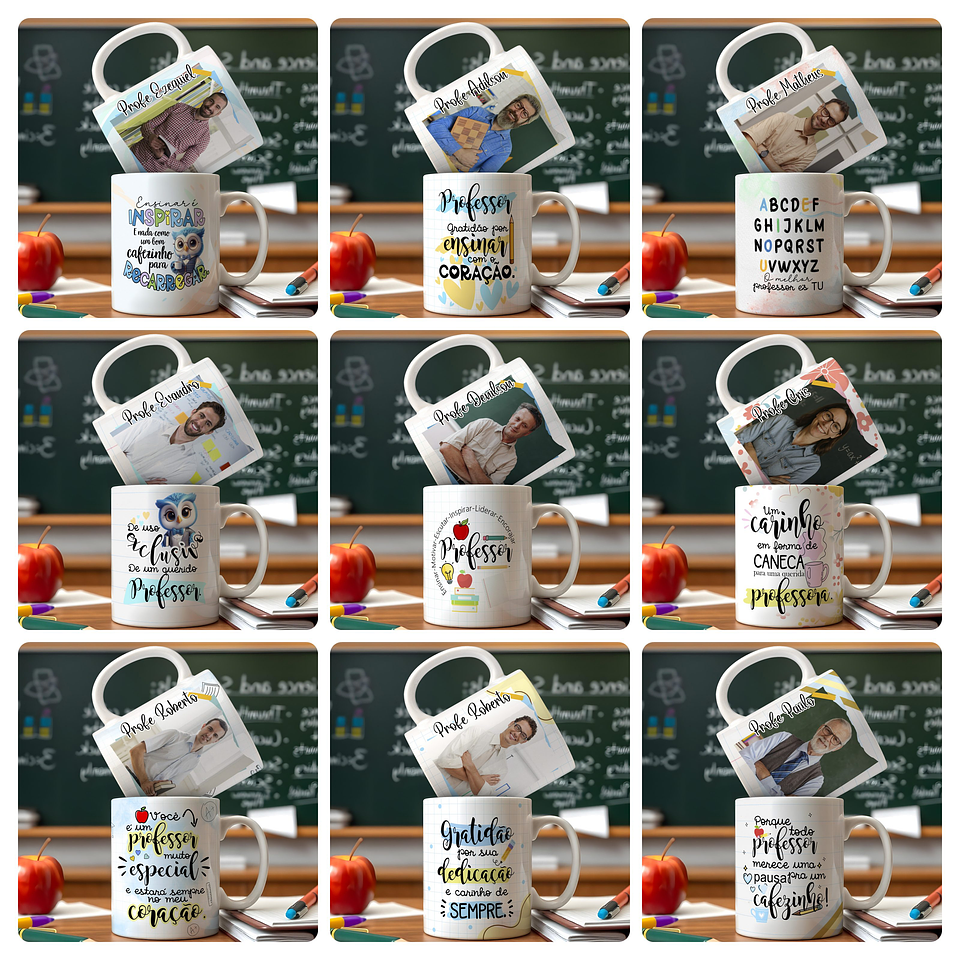 40 Artes para Caneca Dia Dos Professores Arquivo Editável 4
