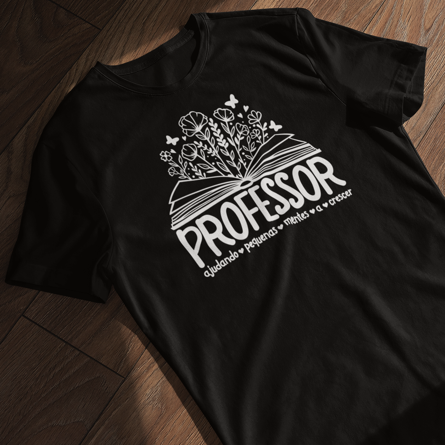 Arte para Camisa Jardim de Conhecimento Professor e Professora Arquivo Editável  4