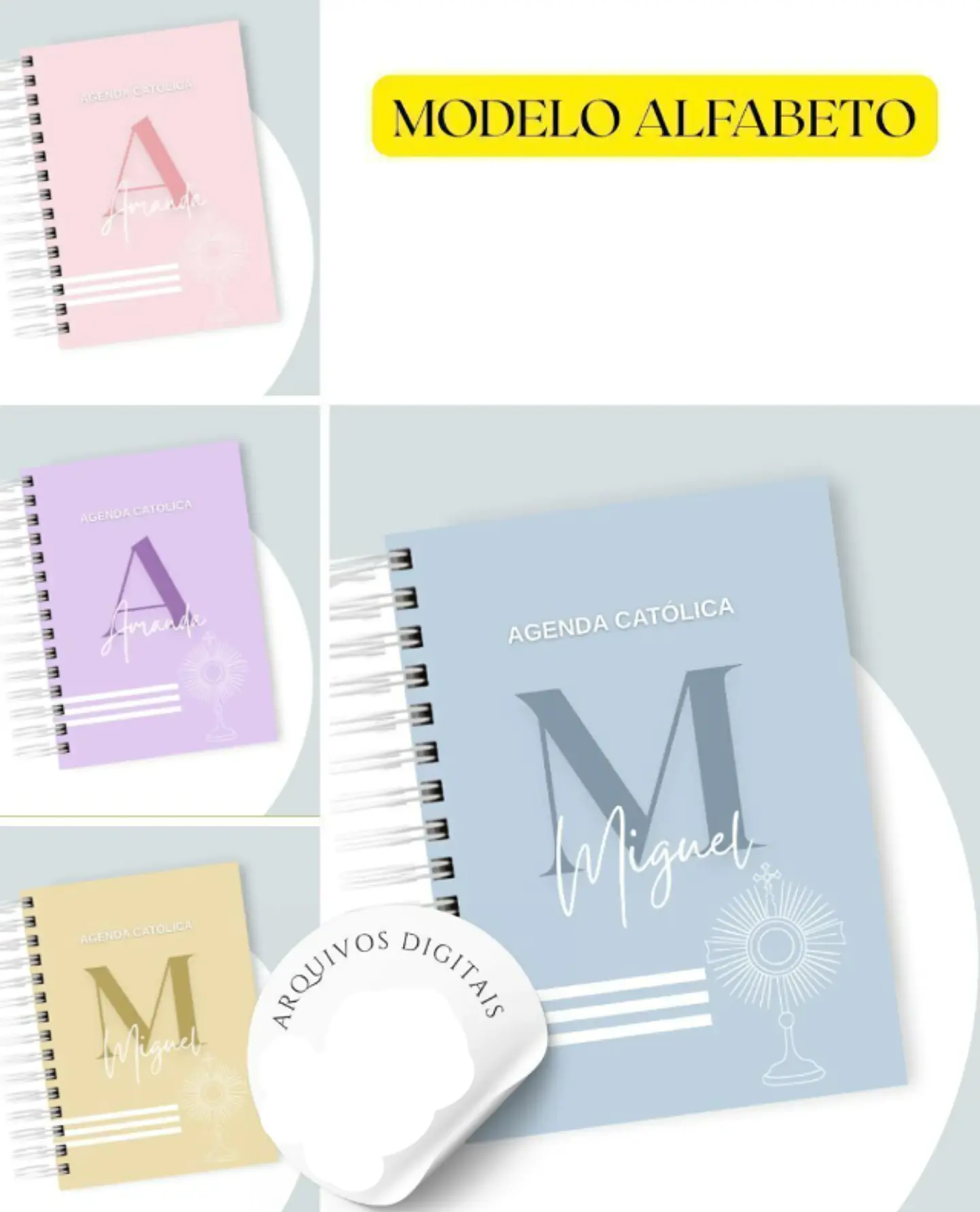 100 Artes para Capas Catolicas para Agendas em Jpg 3