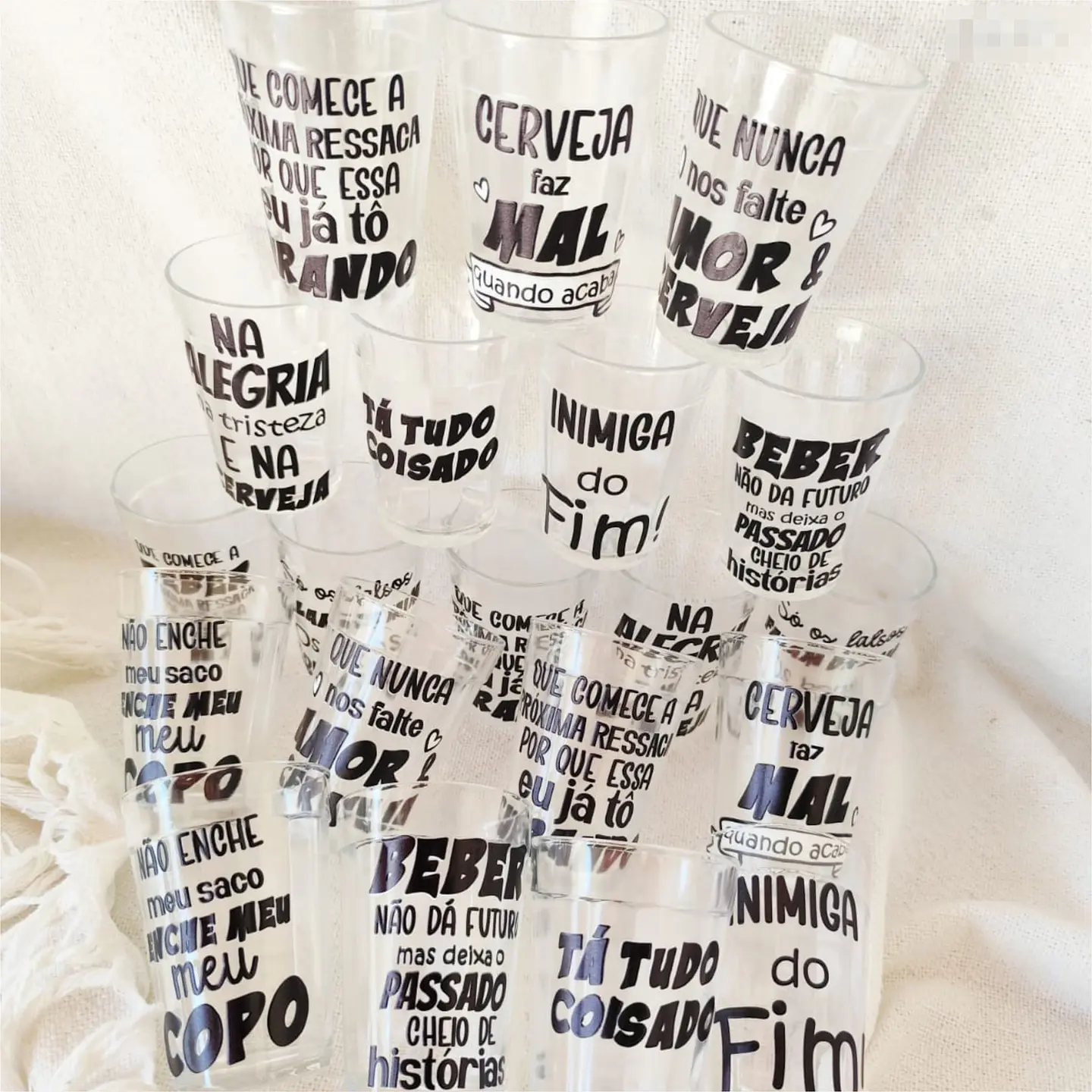 Arte para Copos Americanos Frases Engraçadas – DTF   2