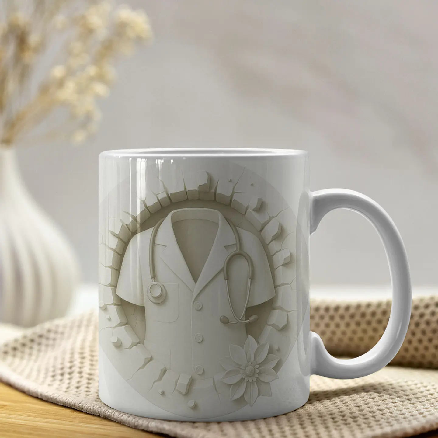 15 Artes para Caneca 3D Profissões Arquivo em Jpg 4