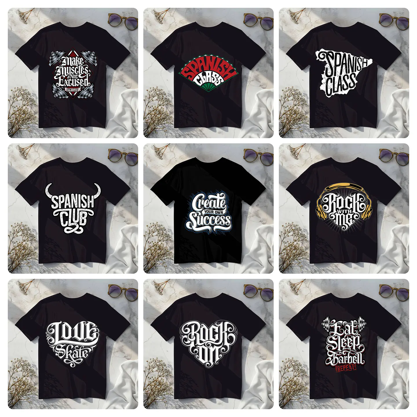 25 Artes para Camisa Frases Arquivo em Png 3