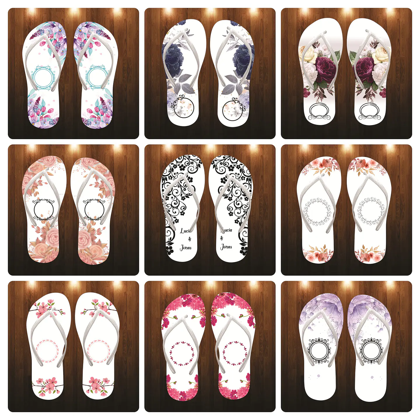 Arquivos para Sublimação de Chinelos Arquivo Editável 5