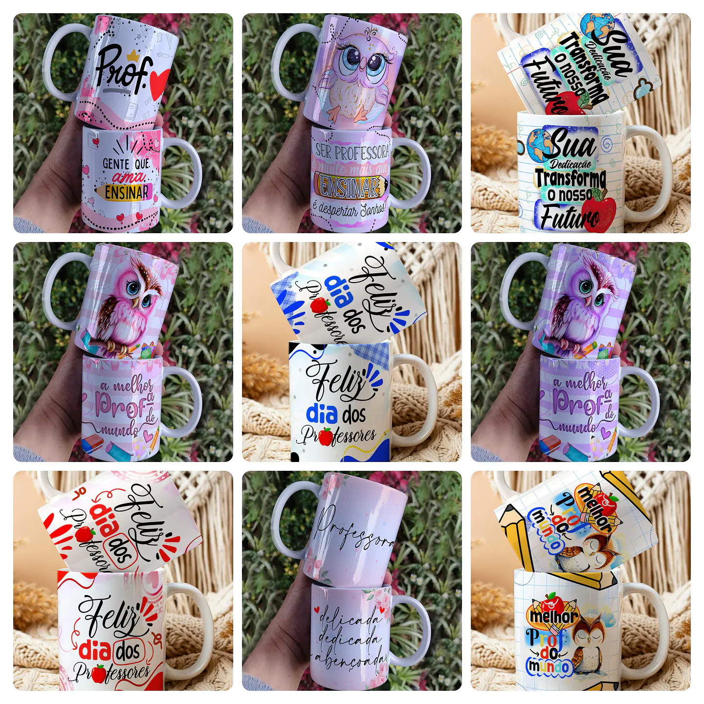 36 Artes para Caneca e outros Dia dos Professores Arquivo em Jpg 2