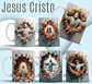 36 Artes para Caneca e Azulejo Jesus Cristo 3D Arquivo em Jpg  - Thumbnail 2