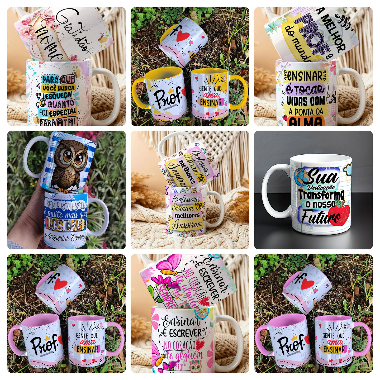 36 Artes para Caneca e outros Dia dos Professores Arquivo em Jpg 3