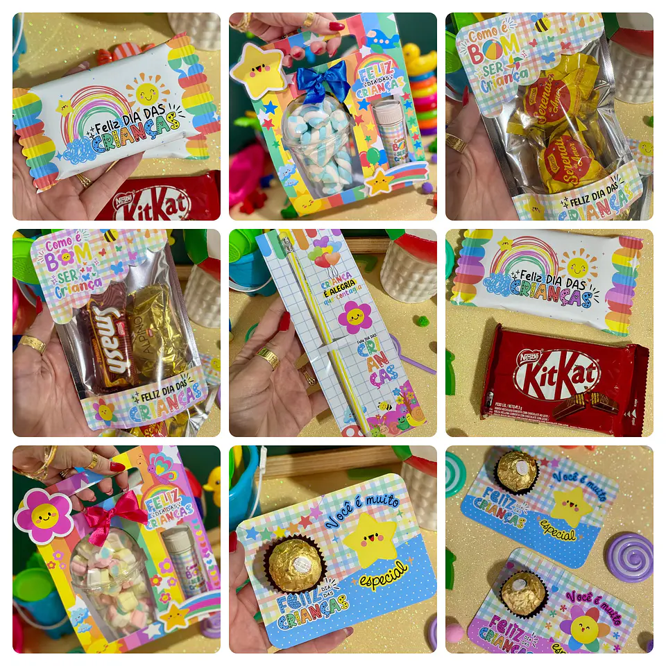 Arquivos de Corte Mimos Dia das Crianças Arquivo pronto 4