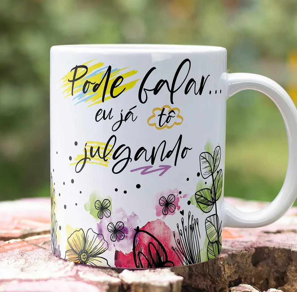 6 Artes para Caneca Frases Sarcásticas Arquivo em Editável 4