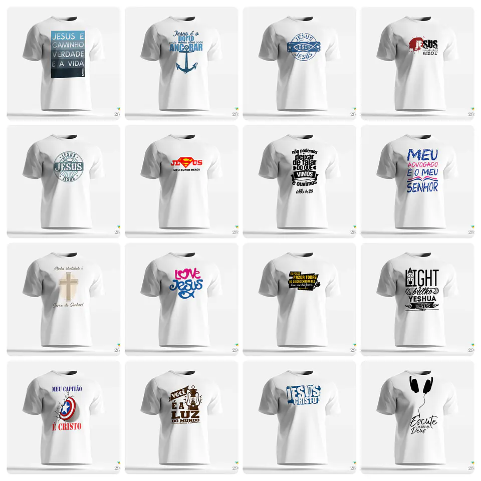 300 Artes para Camisa Gospel Frases Evangelicas Cristão Arquivo Editável  5