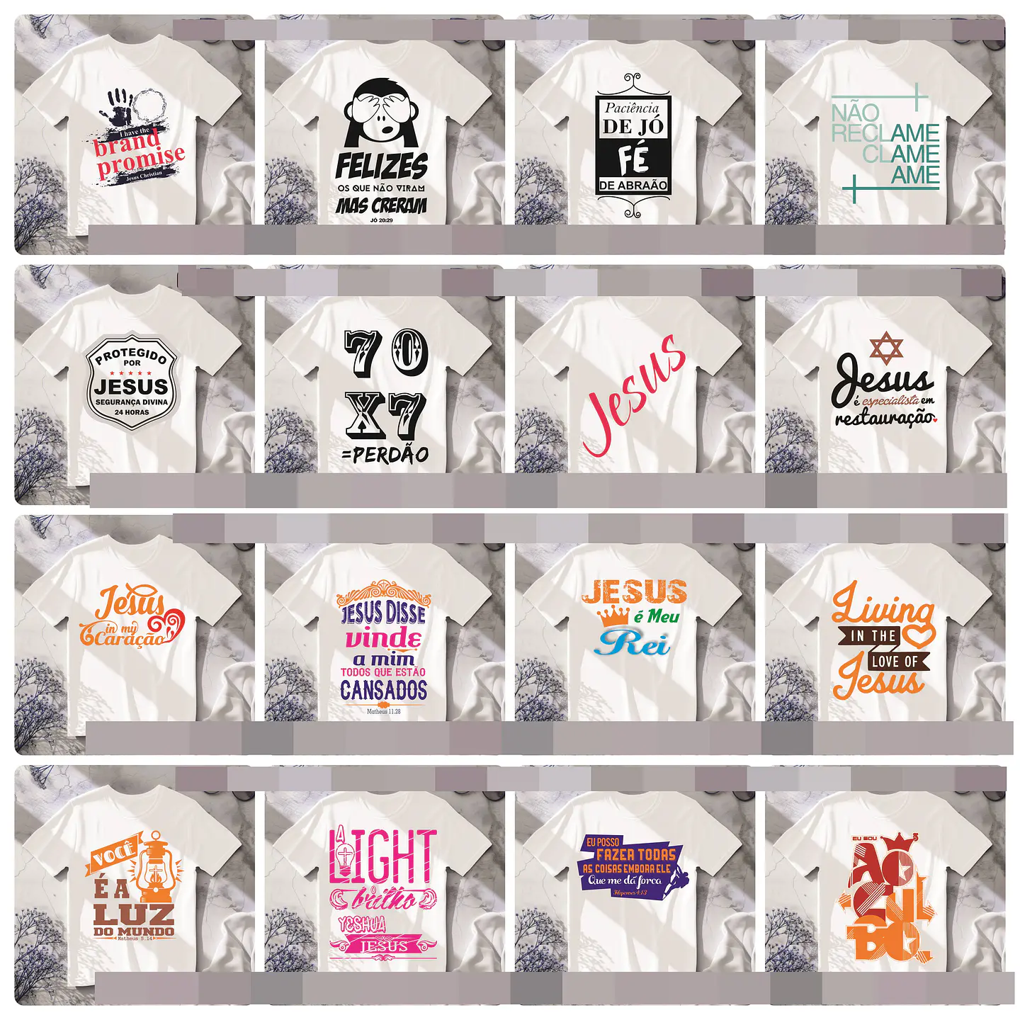 300 Artes para Camisa Gospel Frases Evangelicas Cristão Arquivo Editável  6