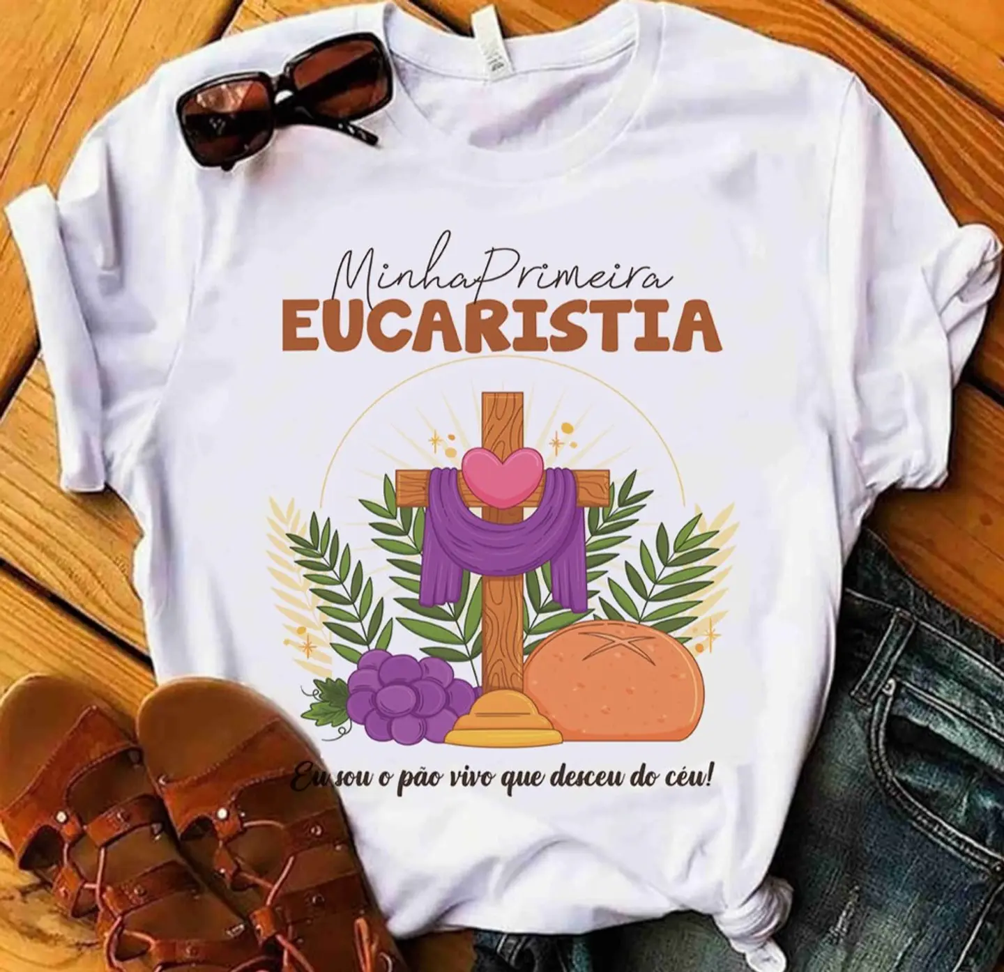 10 Artes para Camisa Primeira Comunhão Arquivo Editável 3