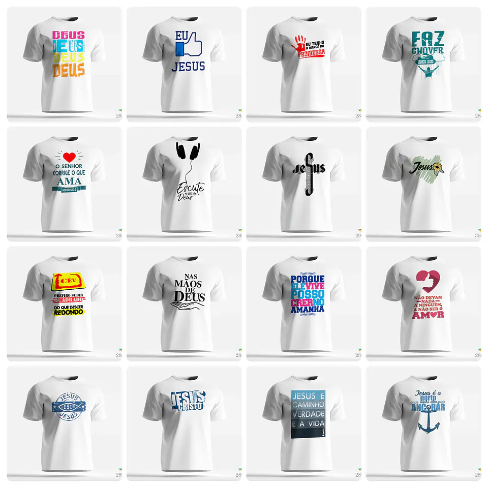300 Artes para Camisa Gospel Frases Evangelicas Cristão Arquivo Editável  7