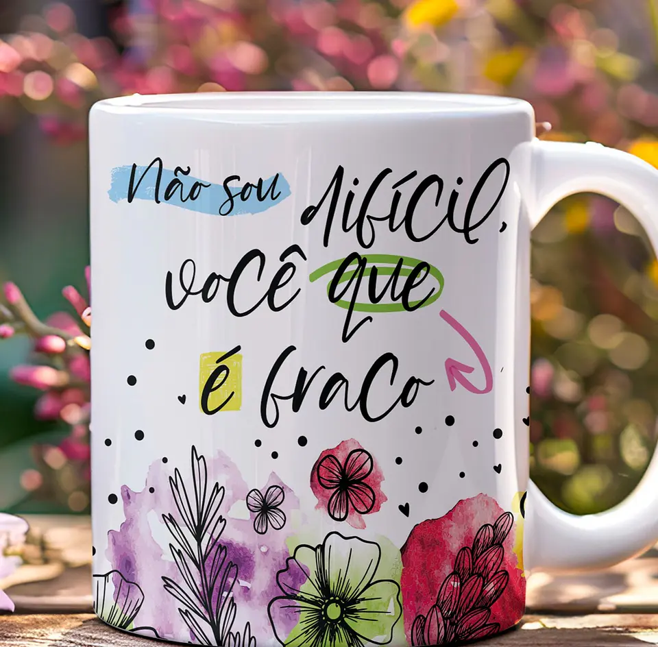 6 Artes para Caneca Frases Sarcásticas Arquivo em Editável 6