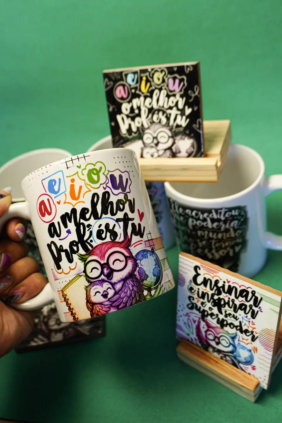 21 Artes para Caneca Dia dos Professores Arquivo em Png 1