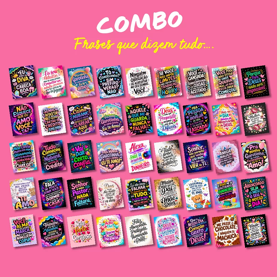 50 Artes Frases que Dizem Tudo Arquivo em Jpg  1