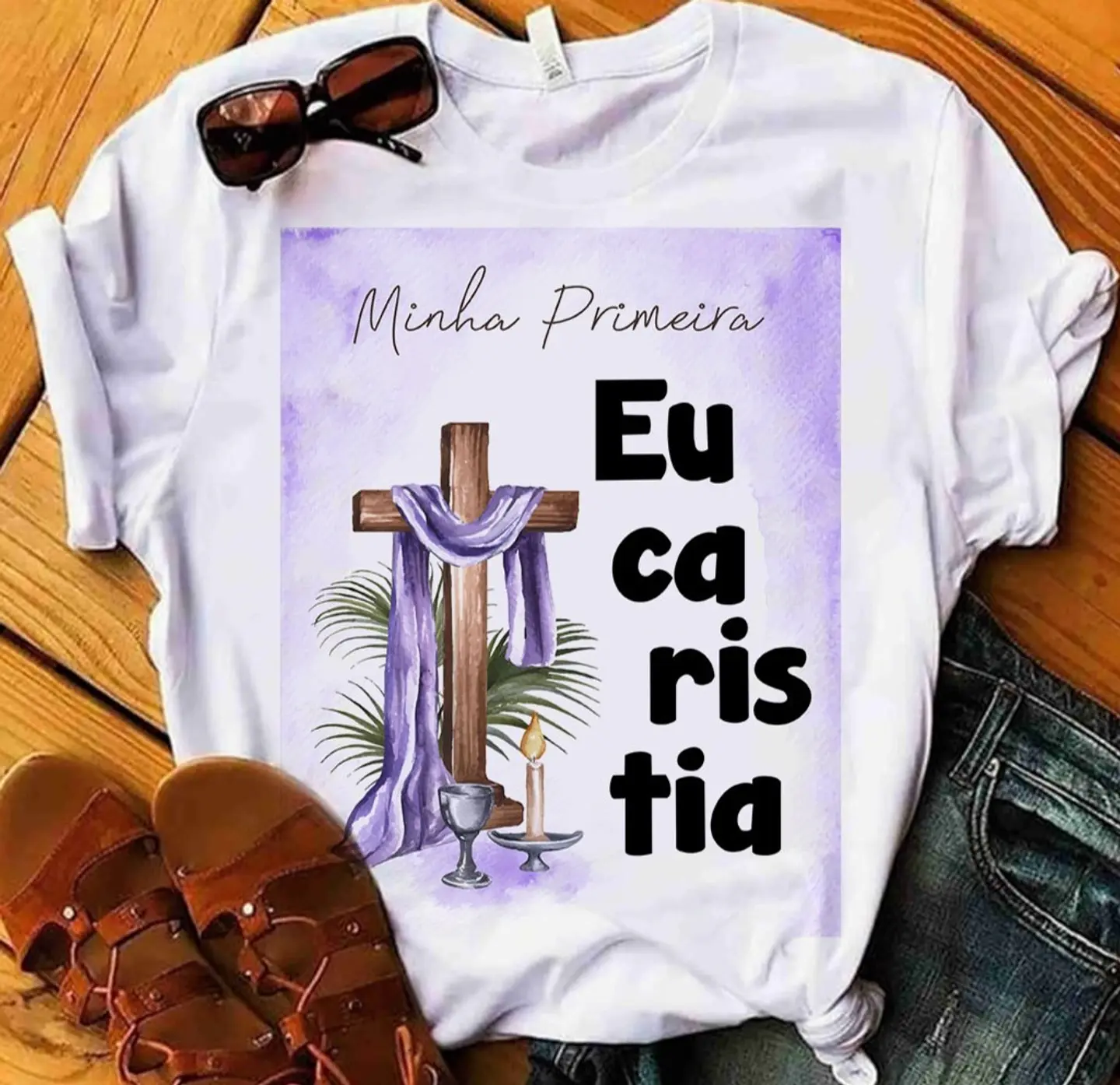 10 Artes para Camisa Primeira Comunhão Arquivo Editável 10