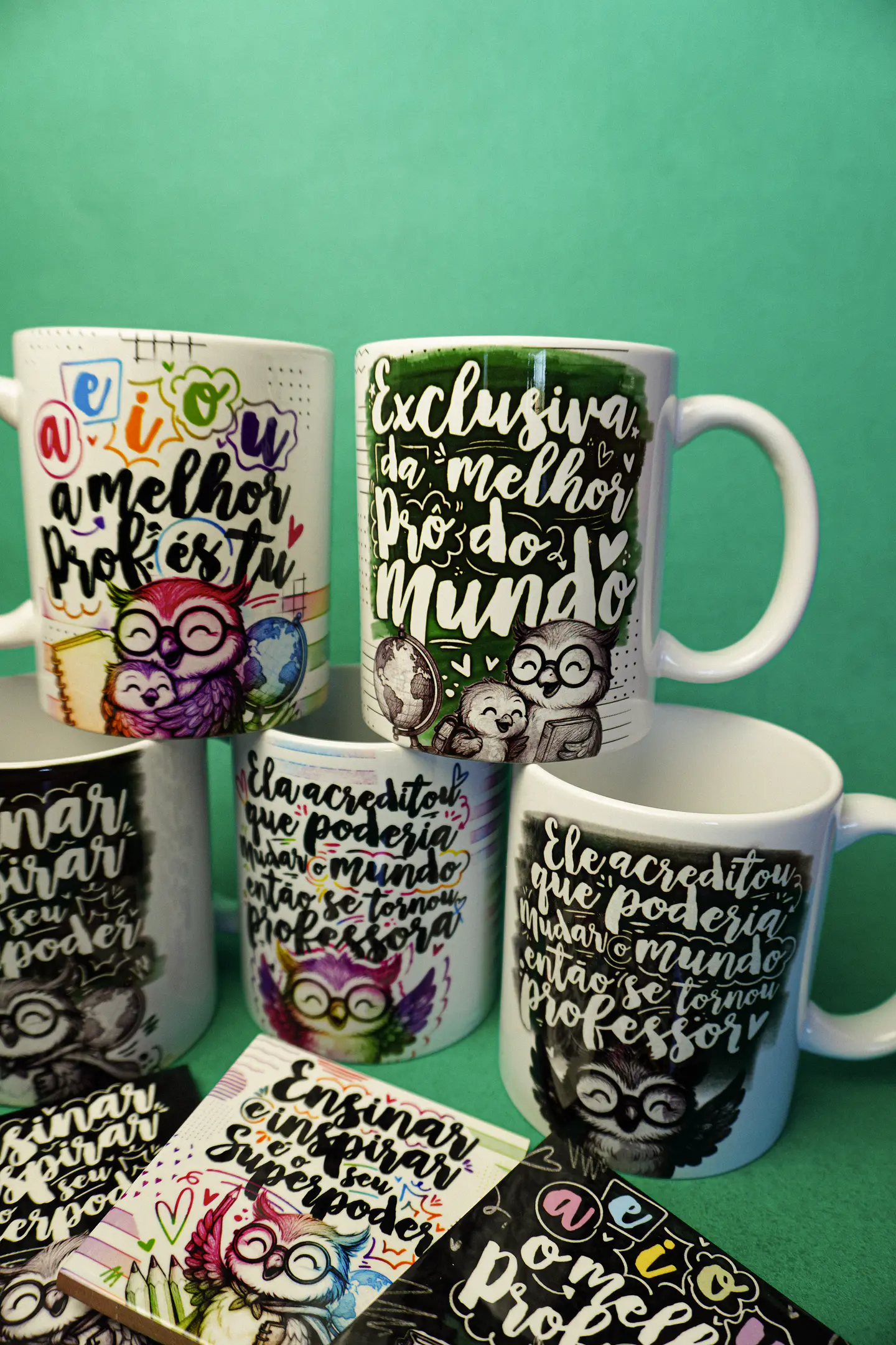 21 Artes para Caneca Dia dos Professores Arquivo em Png 8