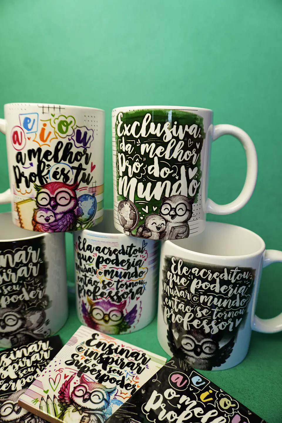 21 Artes para Caneca Dia dos Professores Arquivo em Png 8