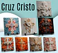 16 Artes para Caneca e Azulejo Cruz Cristo em 3d Arquivo em Jpg - Thumbnail 3