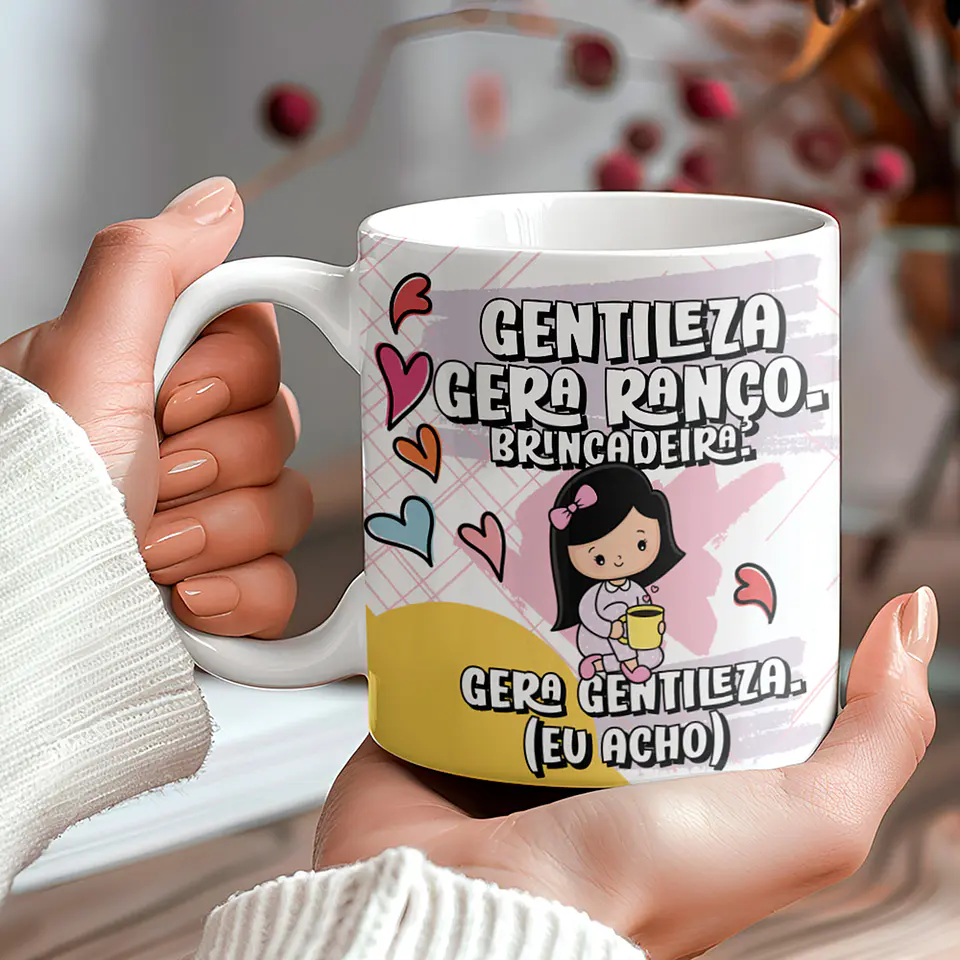 5 Artes para Caneca Frases Café Cute Arquio Editável  1