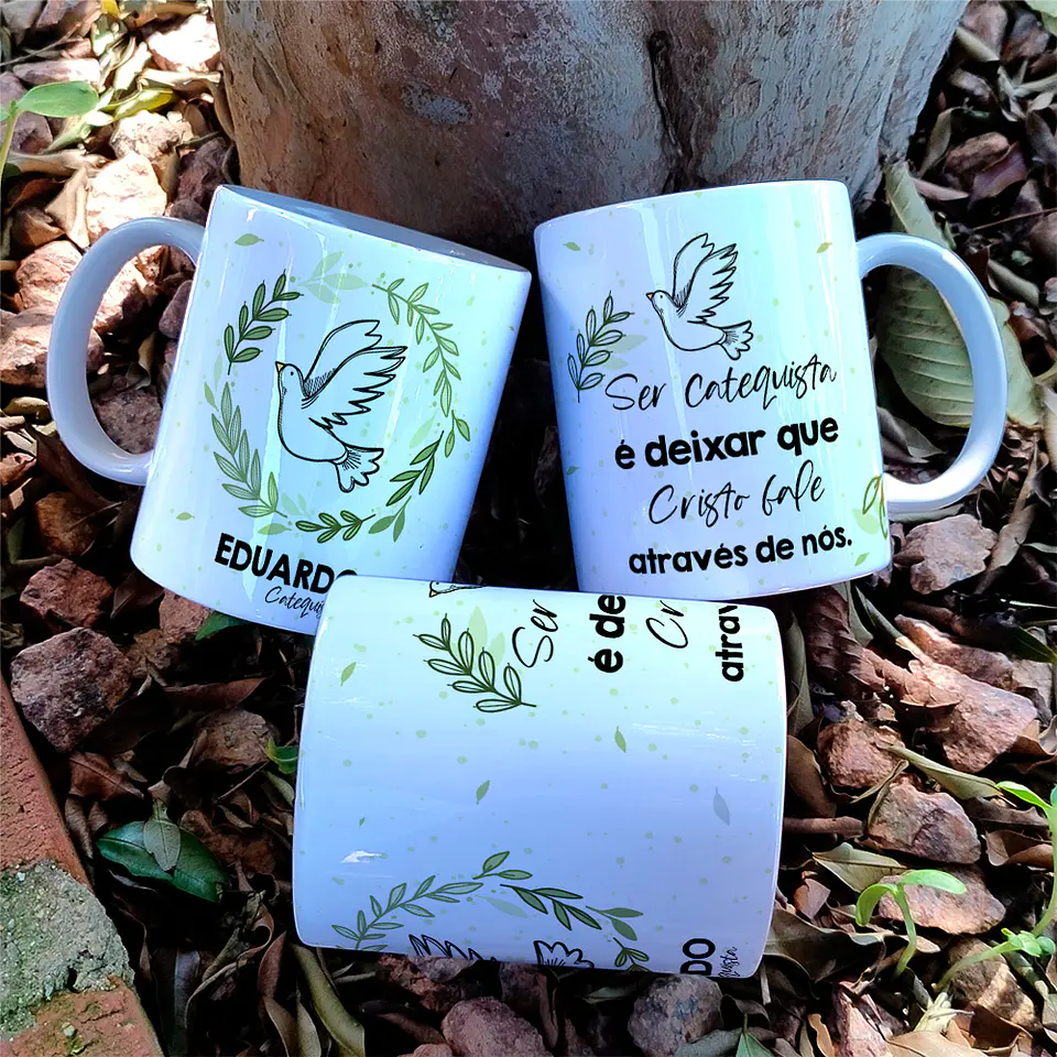 5 Artes para Caneca Catequista Arquivo Editável  3