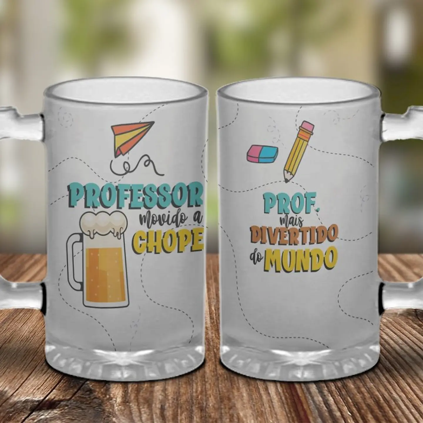 5 Artes para Copo Chopp Dia do Professor Divetido Arquivo Editável  1