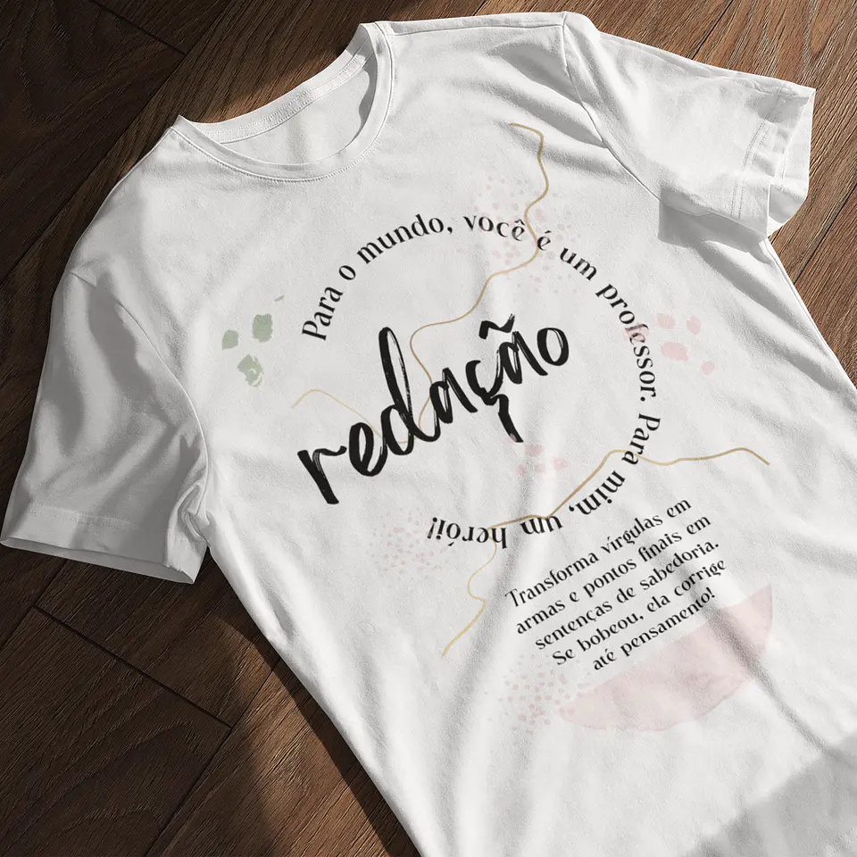 5 Artes para Camisa Professoras Matérias Arquivo Editável  3