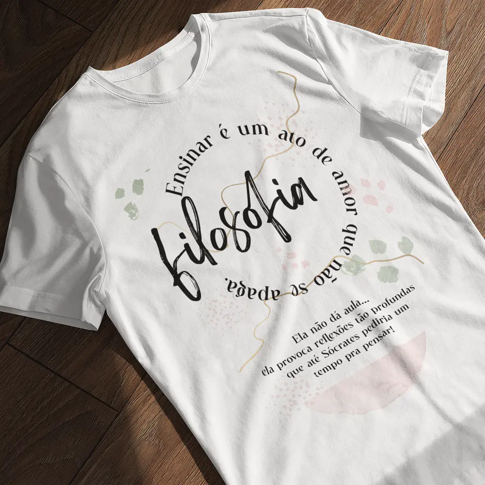 5 Artes para Camisa Professoras Matérias Arquivo Editável  6