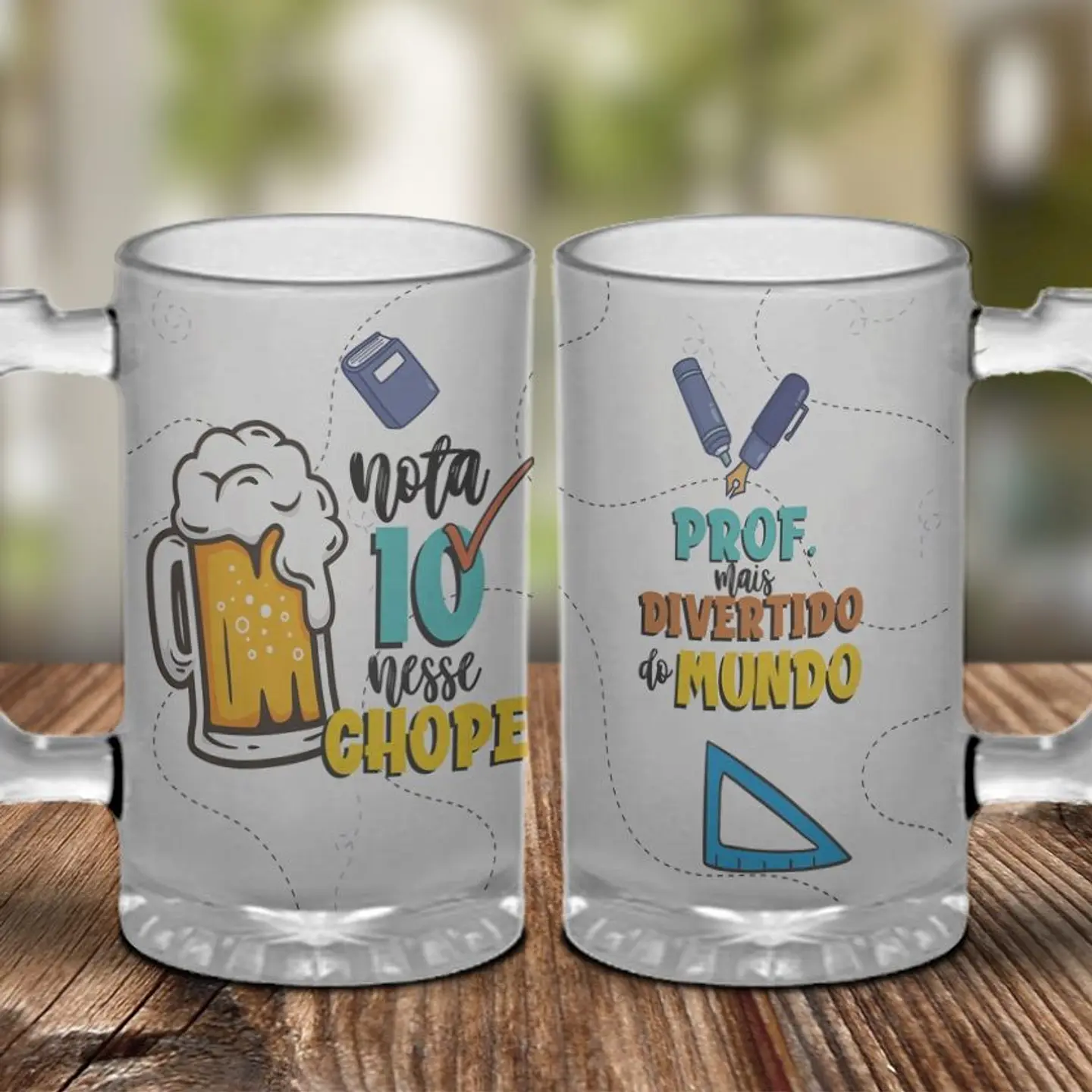 5 Artes para Copo Chopp Dia do Professor Divetido Arquivo Editável  5