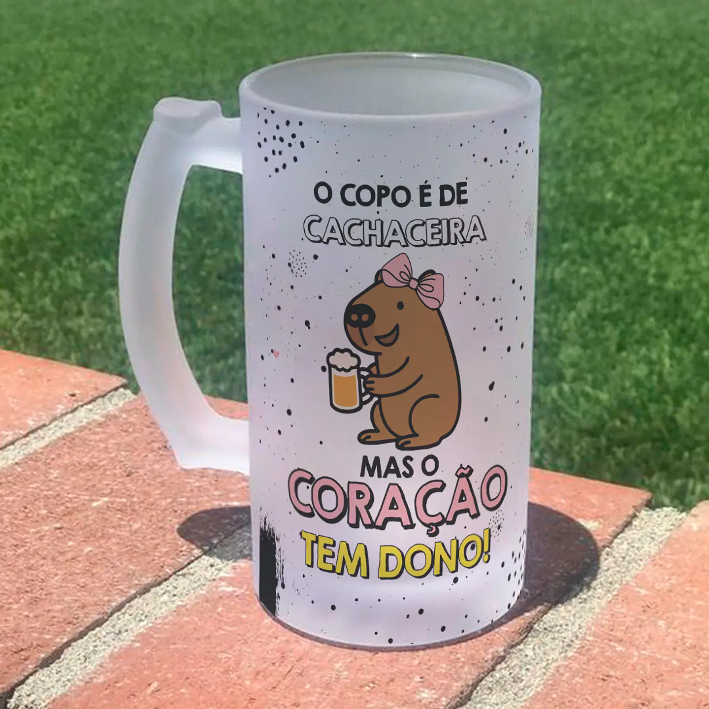 6 Artes para Copo chopp Capivara Frases Arquivo Editável  2