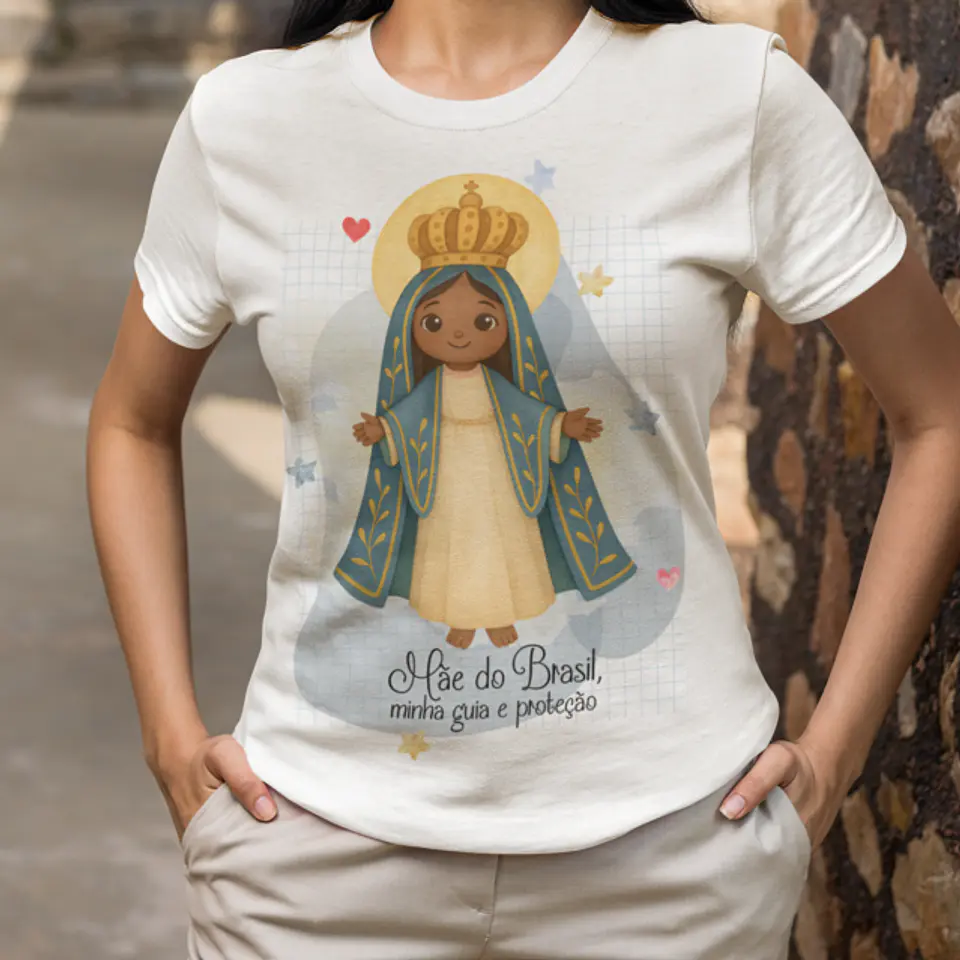6 Artes para Camisa Nossa Senhora Aparecida Arquivo Editável  6