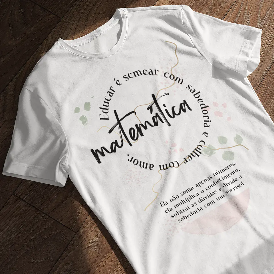 5 Artes para Camisa Professoras Matérias Arquivo Editável  8