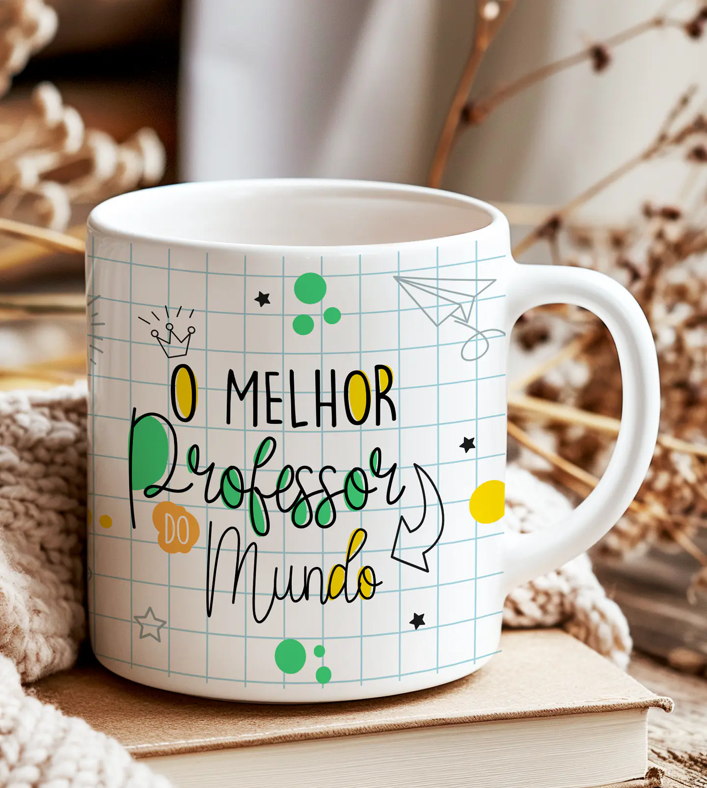 6 Artes para Caneca Professores Clean Arquivo Editável  3