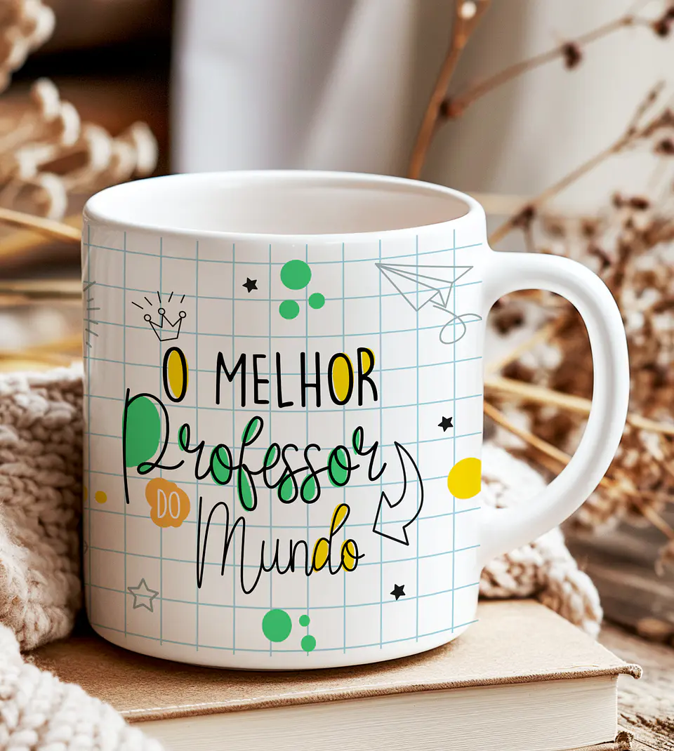 6 Artes para Caneca Professores Clean Arquivo Editável  3
