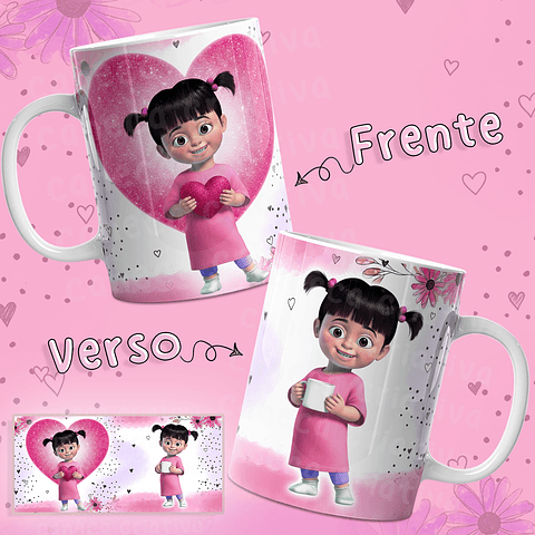 3 Artes Caneca Monstros S.A  Arquivo em Jpg 