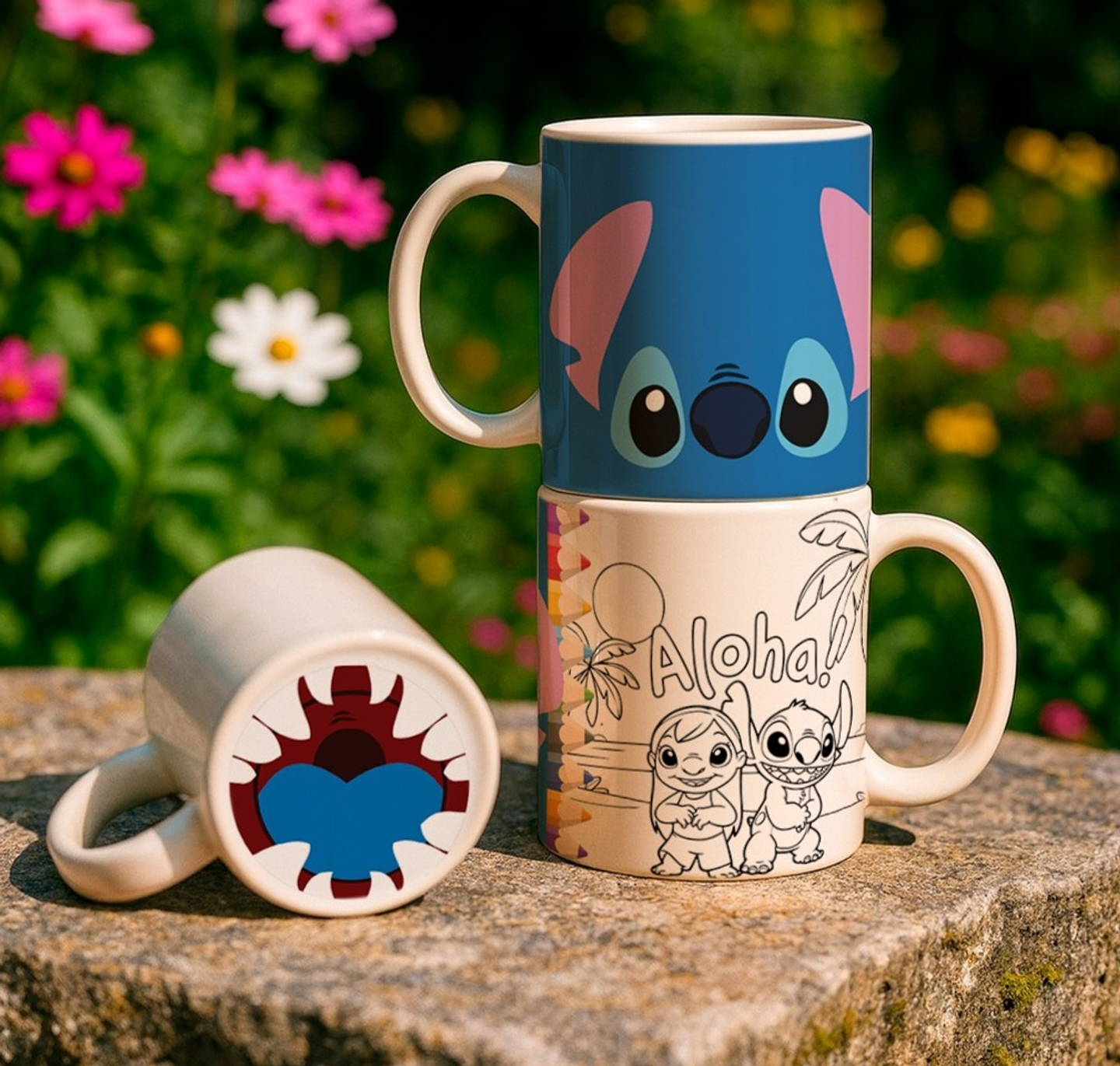 8 Artes para Caneca Bocão Infantil Personagens Arquivo em Jpg 2