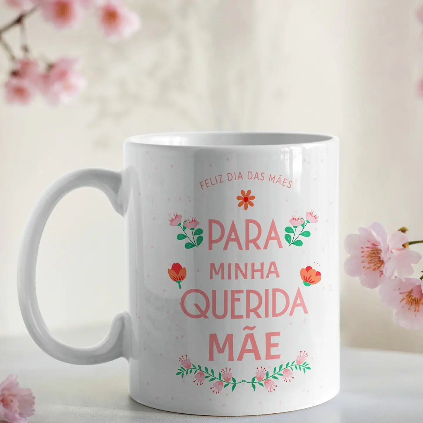 Artes Caneca Para minha querida mãe Arquivo em Jpg 1