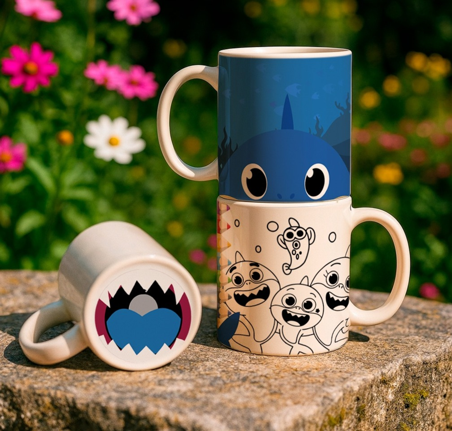 8 Artes para Caneca Bocão Infantil Personagens Arquivo em Jpg 5