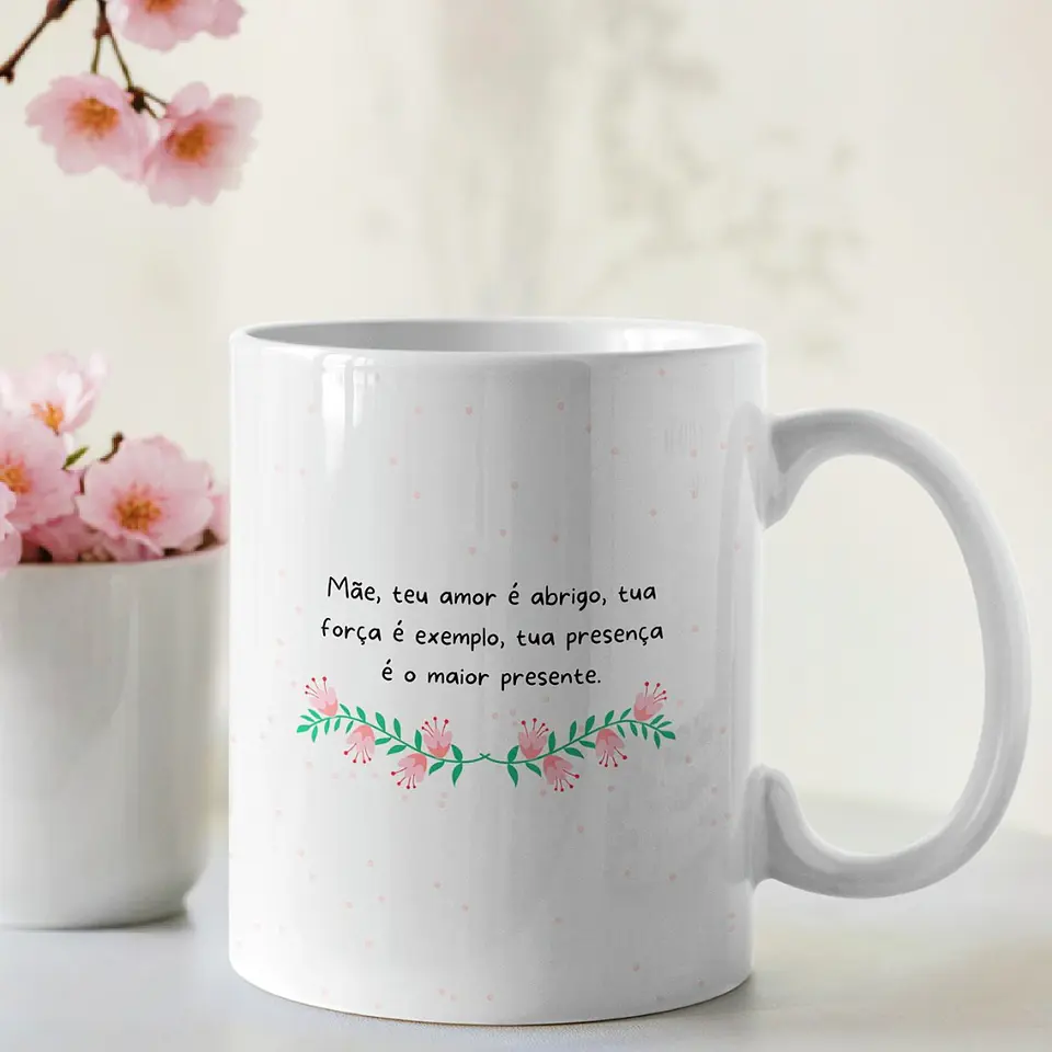 Artes Caneca Para minha querida mãe Arquivo em Jpg 2