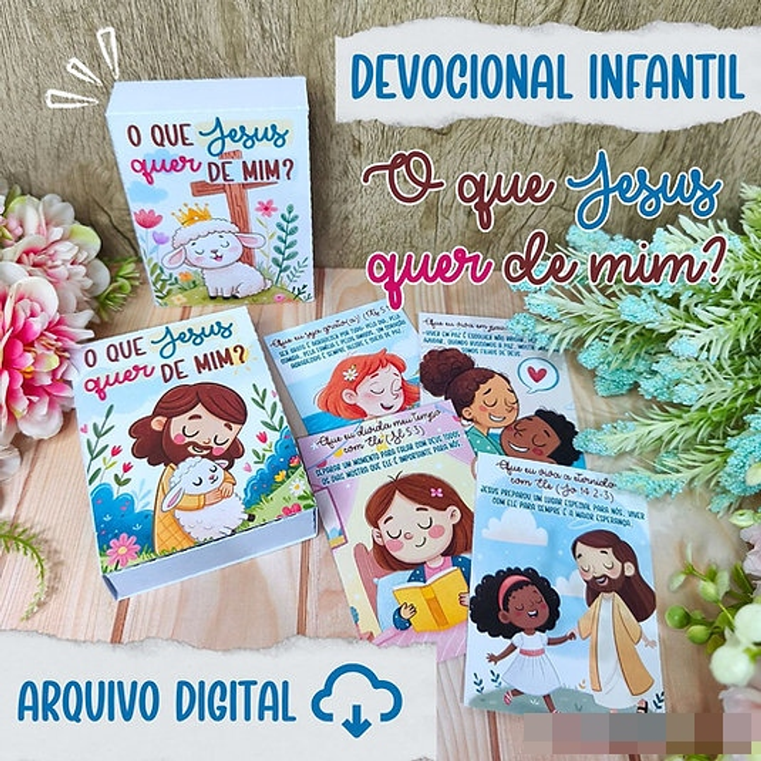 Arquivo Devocional Infantil O que Jesus quer de mim Arquivo em Jpg 1