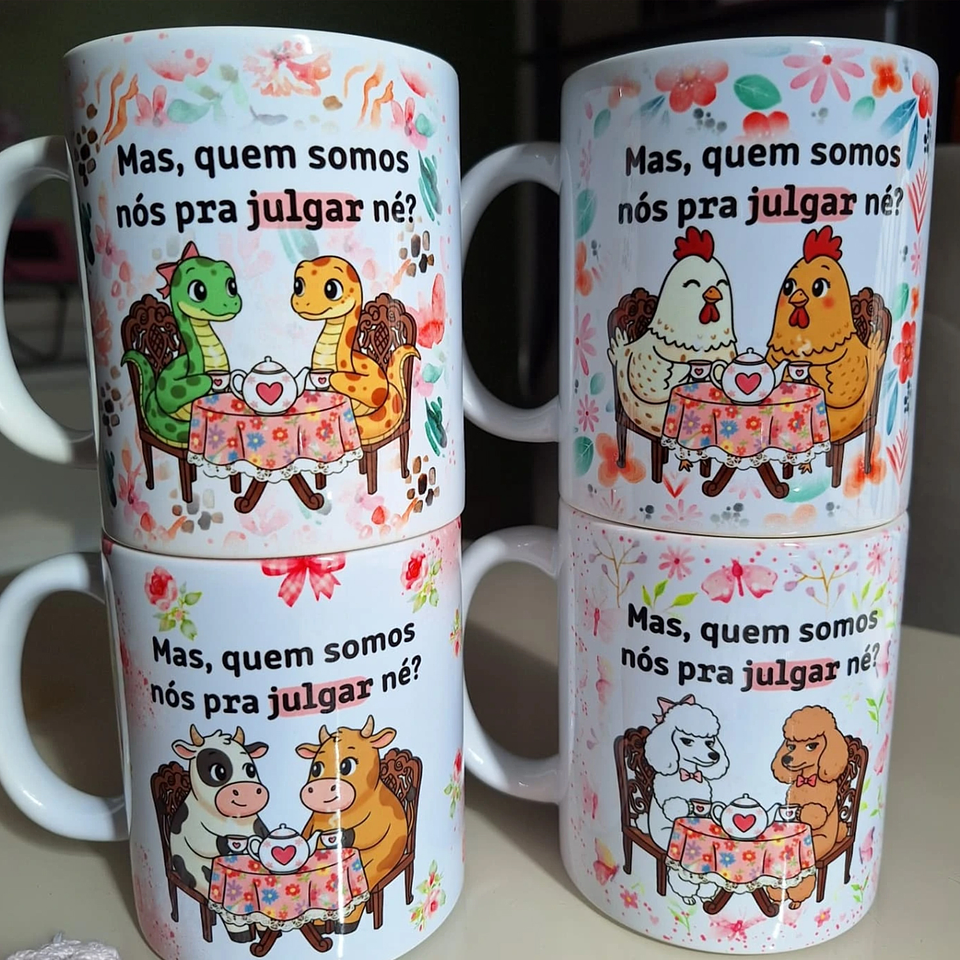 6 Artes Caneca Amiga Quem Somos nós para Julgar Arquivo em Jpg 1